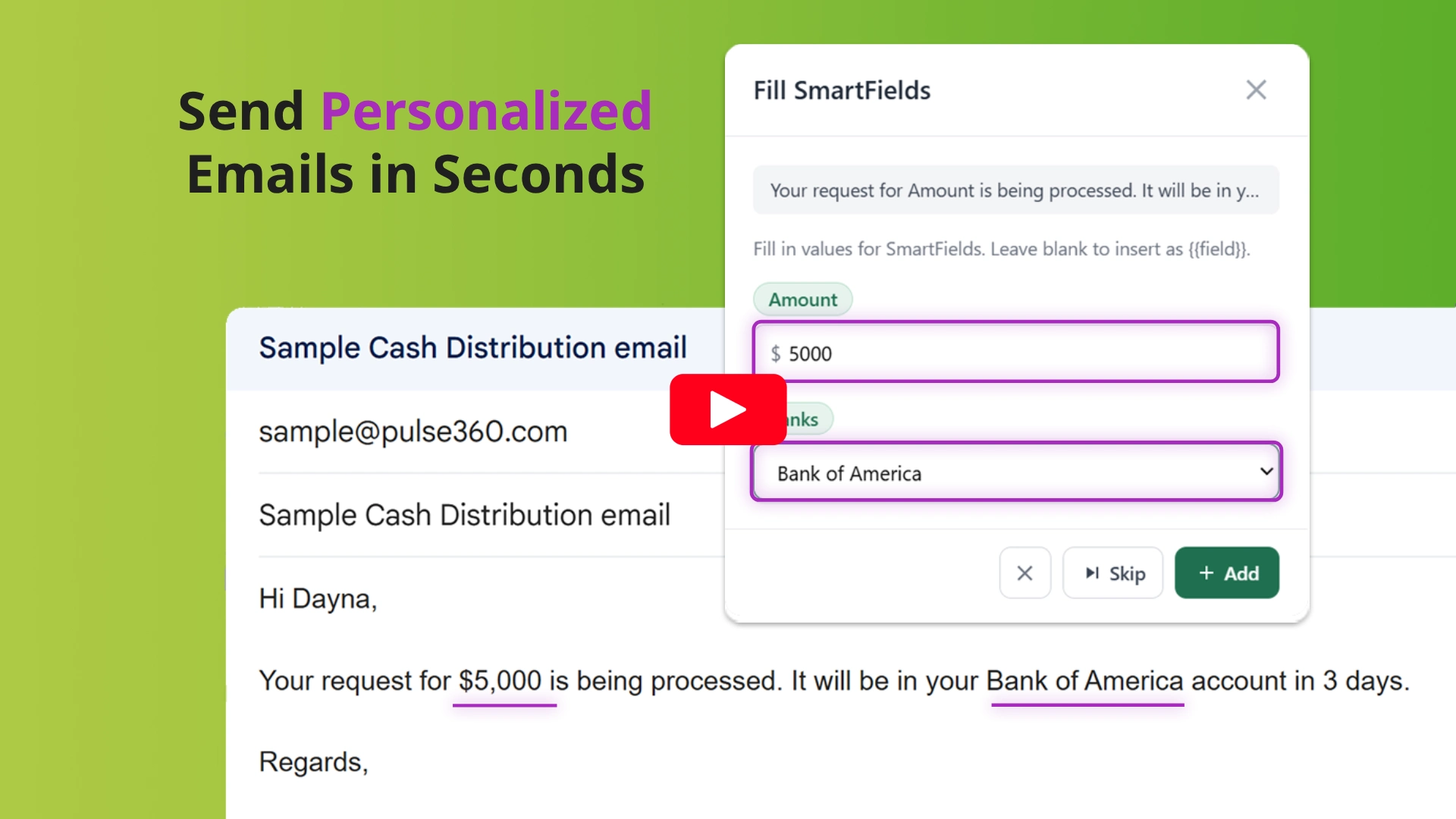 Watch SmartFields fill-in demo